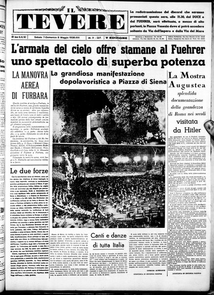 Il Tevere : quotidiano di Mezzogiorno