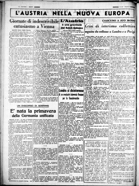 Il Tevere : quotidiano di Mezzogiorno