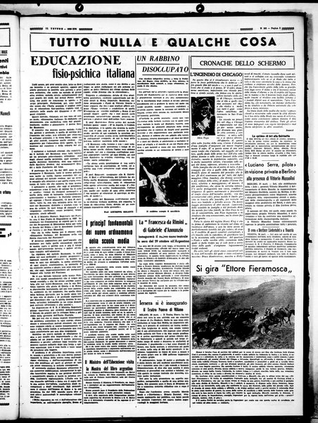 Il Tevere : quotidiano di Mezzogiorno