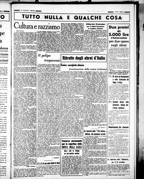 Il Tevere : quotidiano di Mezzogiorno