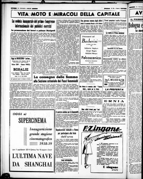 Il Tevere : quotidiano di Mezzogiorno