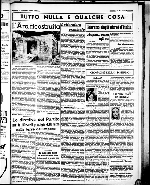 Il Tevere : quotidiano di Mezzogiorno