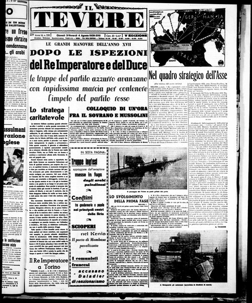 Il Tevere : quotidiano di Mezzogiorno