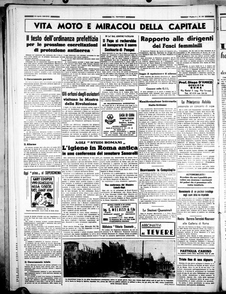 Il Tevere : quotidiano di Mezzogiorno