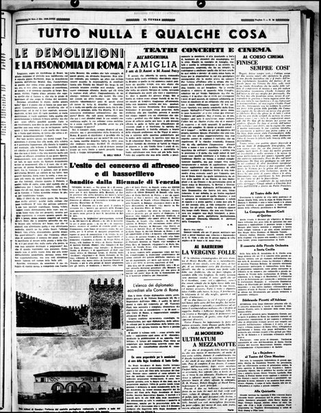 Il Tevere : quotidiano di Mezzogiorno