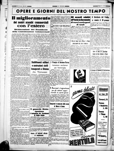 Il Tevere : quotidiano di Mezzogiorno