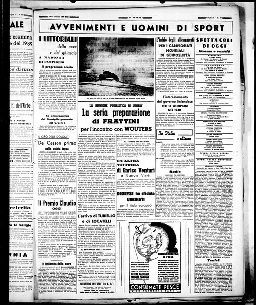 Il Tevere : quotidiano di Mezzogiorno