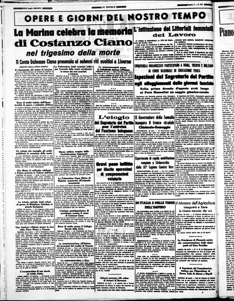 Il Tevere : quotidiano di Mezzogiorno