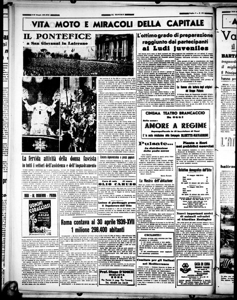 Il Tevere : quotidiano di Mezzogiorno