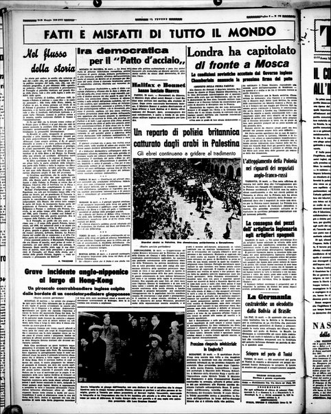 Il Tevere : quotidiano di Mezzogiorno