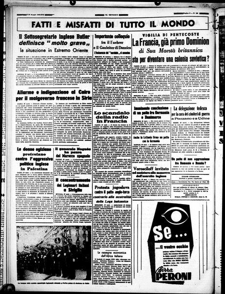 Il Tevere : quotidiano di Mezzogiorno