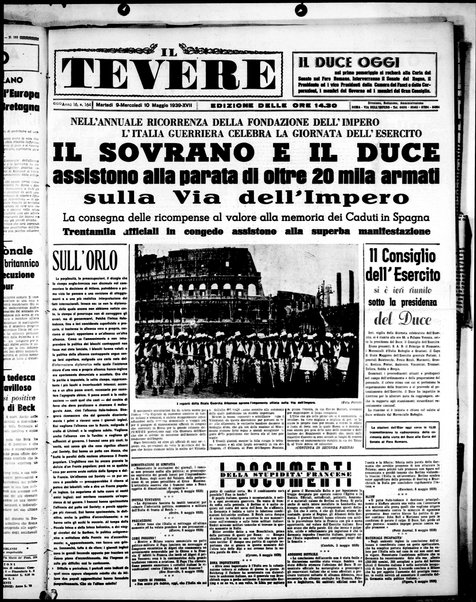 Il Tevere : quotidiano di Mezzogiorno