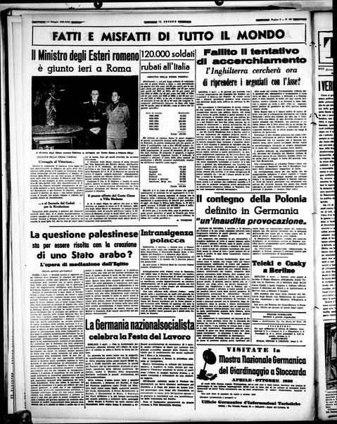 Il Tevere : quotidiano di Mezzogiorno