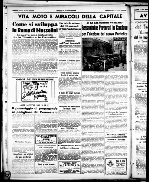 Il Tevere : quotidiano di Mezzogiorno