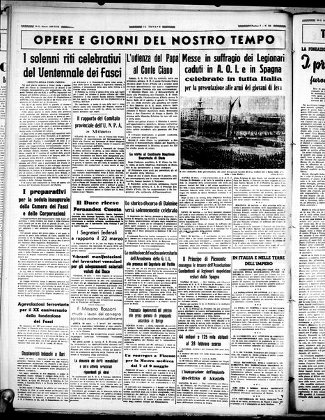 Il Tevere : quotidiano di Mezzogiorno