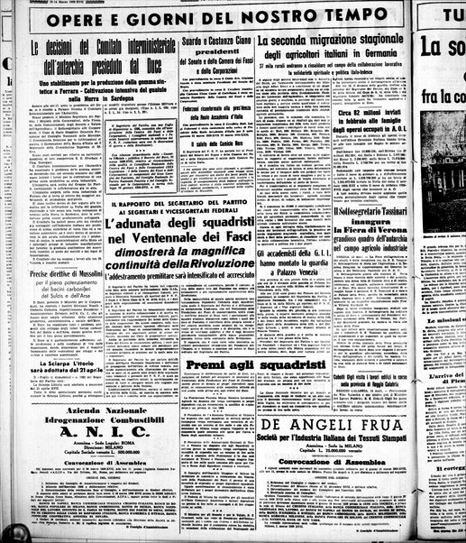 Il Tevere : quotidiano di Mezzogiorno