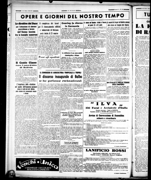 Il Tevere : quotidiano di Mezzogiorno