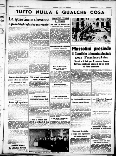 Il Tevere : quotidiano di Mezzogiorno