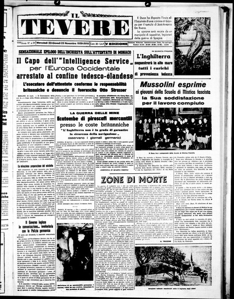 Il Tevere : quotidiano di Mezzogiorno