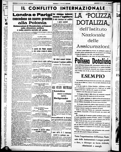 Il Tevere : quotidiano di Mezzogiorno