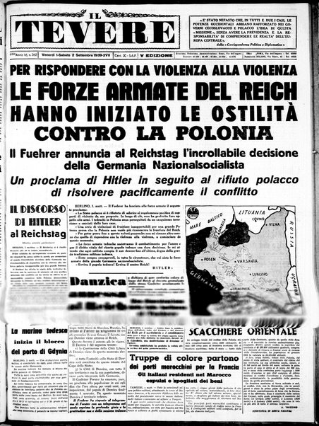 Il Tevere : quotidiano di Mezzogiorno