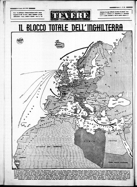 Il Tevere : quotidiano di Mezzogiorno