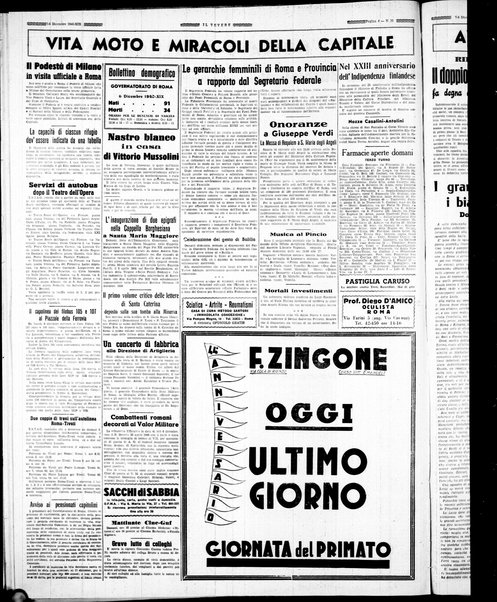 Il Tevere : quotidiano di Mezzogiorno