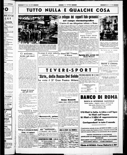 Il Tevere : quotidiano di Mezzogiorno