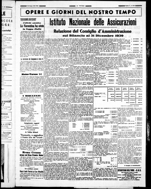 Il Tevere : quotidiano di Mezzogiorno