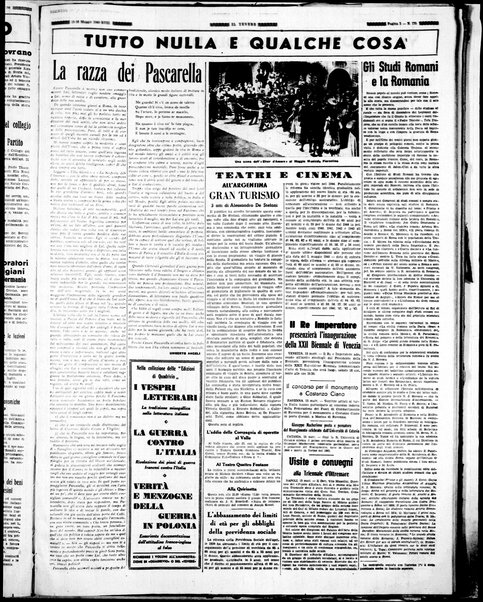 Il Tevere : quotidiano di Mezzogiorno