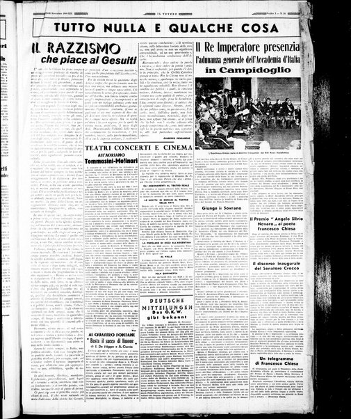 Il Tevere : quotidiano di Mezzogiorno