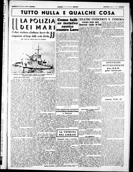 Il Tevere : quotidiano di Mezzogiorno