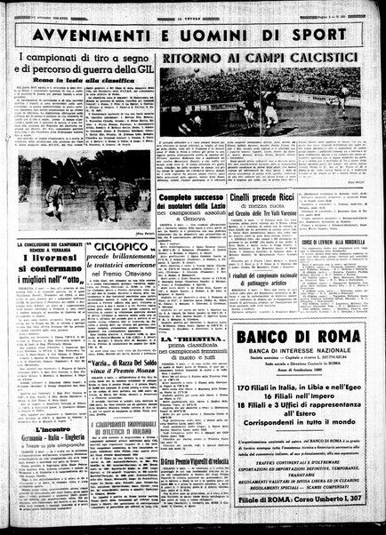 Il Tevere : quotidiano di Mezzogiorno