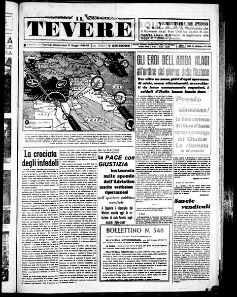 Il Tevere : quotidiano di Mezzogiorno