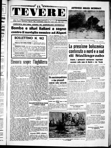 Il Tevere : quotidiano di Mezzogiorno