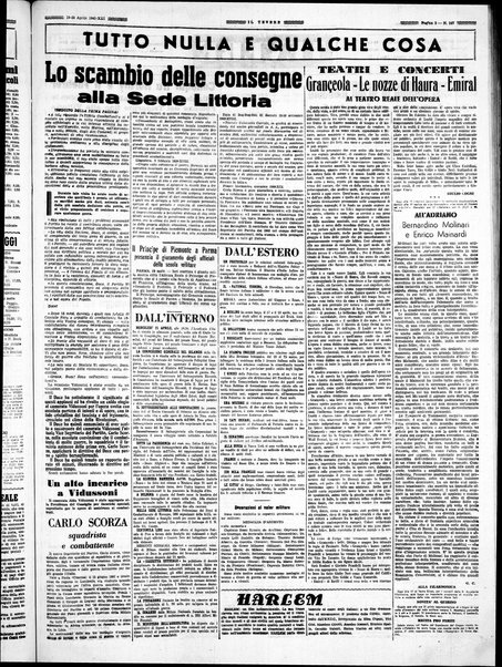 Il Tevere : quotidiano di Mezzogiorno