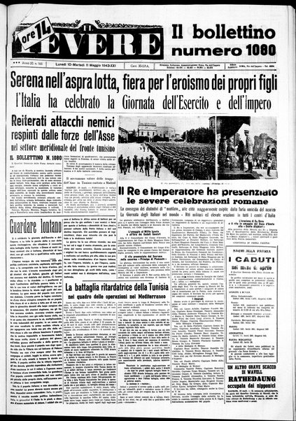 Il Tevere : quotidiano di Mezzogiorno