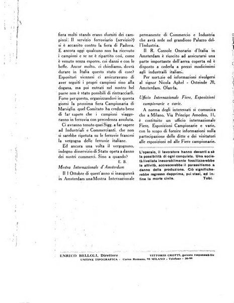 L'Italia nelle industrie e nei commerci rassegna mensile del Movimento economico in Italia