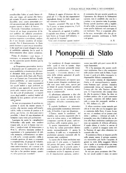 L'Italia nelle industrie e nei commerci rassegna mensile del Movimento economico in Italia