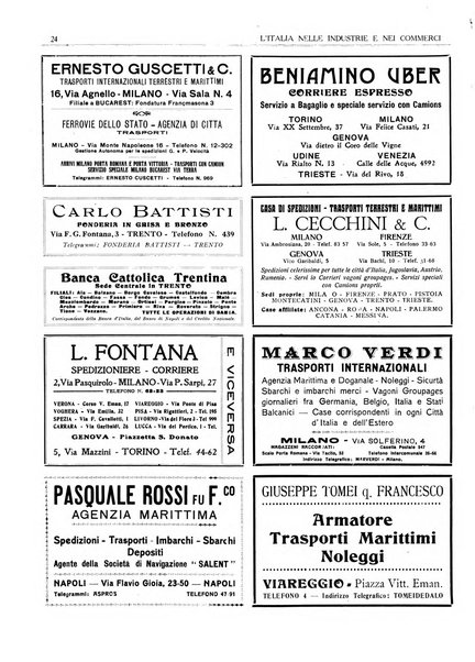 L'Italia nelle industrie e nei commerci rassegna mensile del Movimento economico in Italia