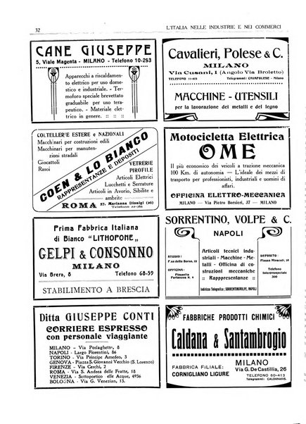 L'Italia nelle industrie e nei commerci rassegna mensile del Movimento economico in Italia