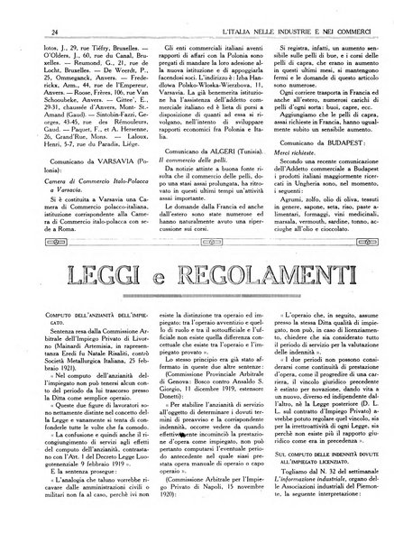 L'Italia nelle industrie e nei commerci rassegna mensile del Movimento economico in Italia