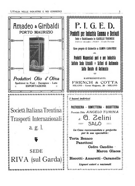L'Italia nelle industrie e nei commerci rassegna mensile del Movimento economico in Italia