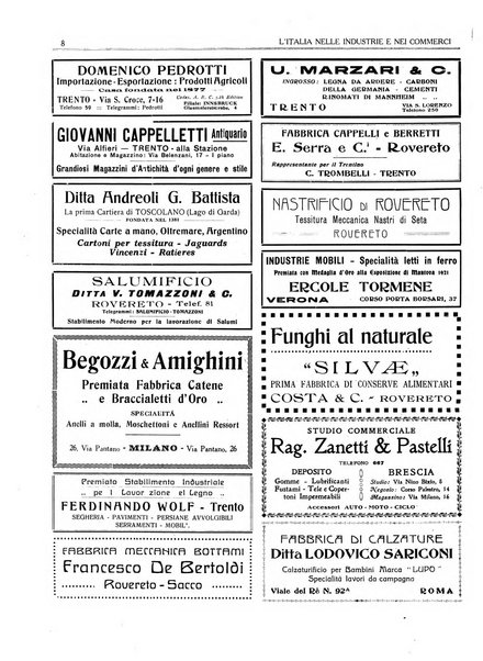 L'Italia nelle industrie e nei commerci rassegna mensile del Movimento economico in Italia