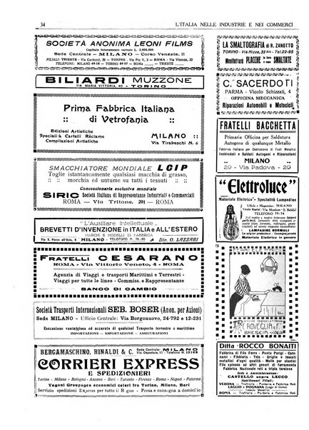 L'Italia nelle industrie e nei commerci rassegna mensile del Movimento economico in Italia
