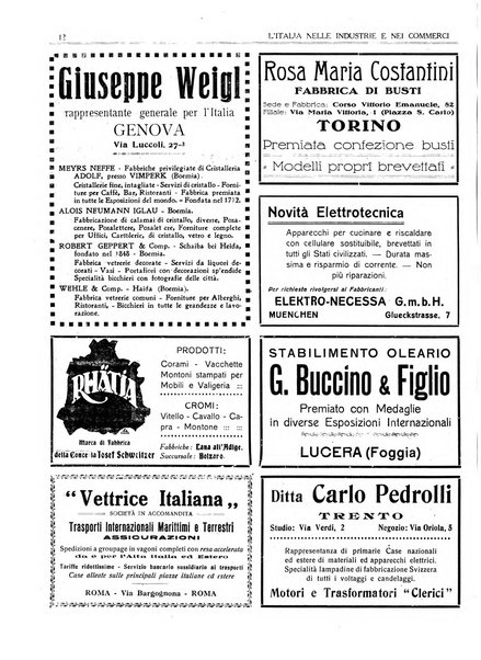 L'Italia nelle industrie e nei commerci rassegna mensile del Movimento economico in Italia
