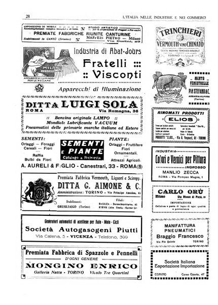 L'Italia nelle industrie e nei commerci rassegna mensile del Movimento economico in Italia