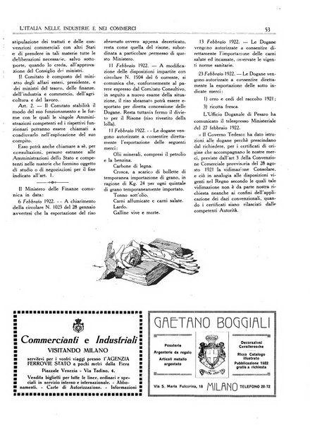 L'Italia nelle industrie e nei commerci rassegna mensile del Movimento economico in Italia