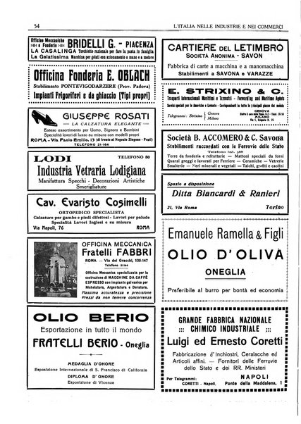 L'Italia nelle industrie e nei commerci rassegna mensile del Movimento economico in Italia