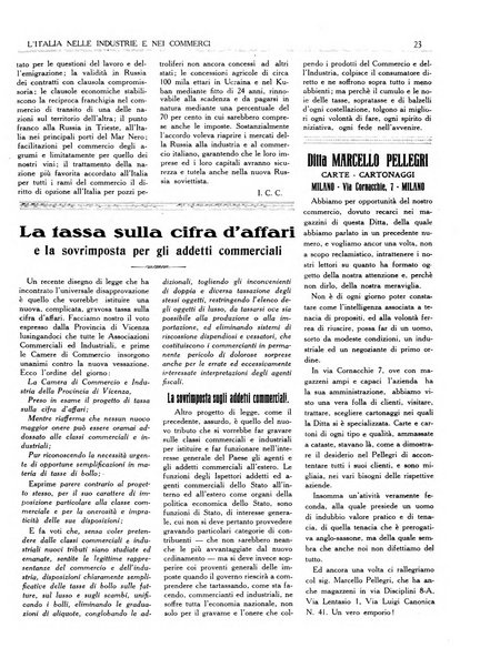 L'Italia nelle industrie e nei commerci rassegna mensile del Movimento economico in Italia